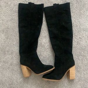 Vicidoll Black Suede Boots-NEVER WORN